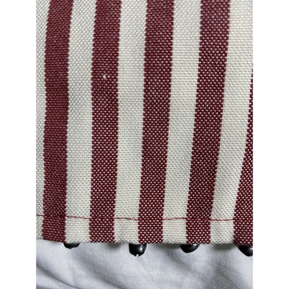 Robert Stanley Striped Ticking Jingle Bell Table Runner 14”x72” Cottage Festival - Picture 7 of 10